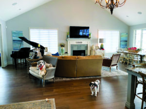 Custom living room design
