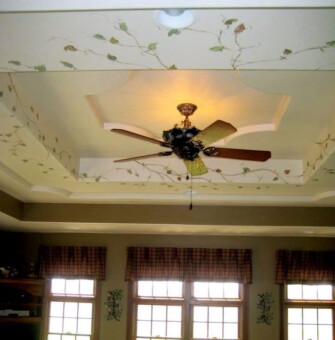 vine ceiling details